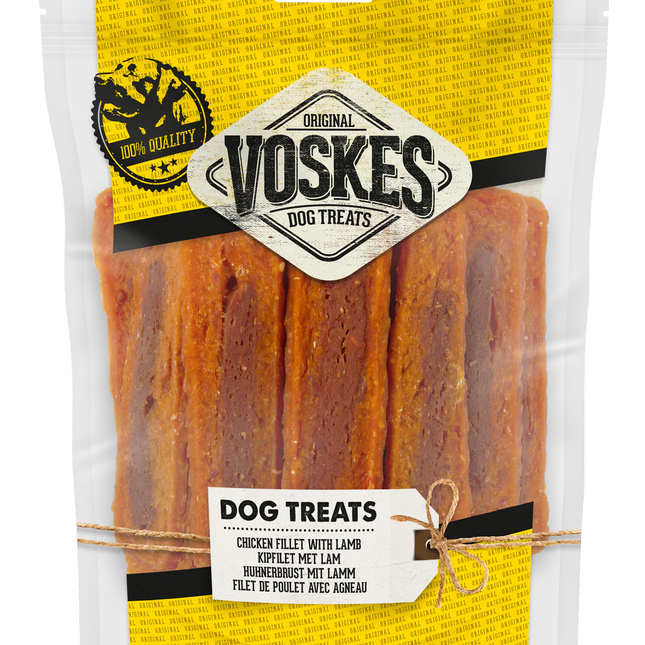 Dog Treats Chicken Fillet with Lamb 400g