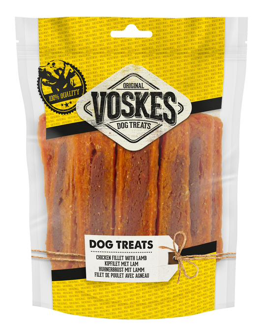 Dog Treats Chicken Fillet with Lamb 400g