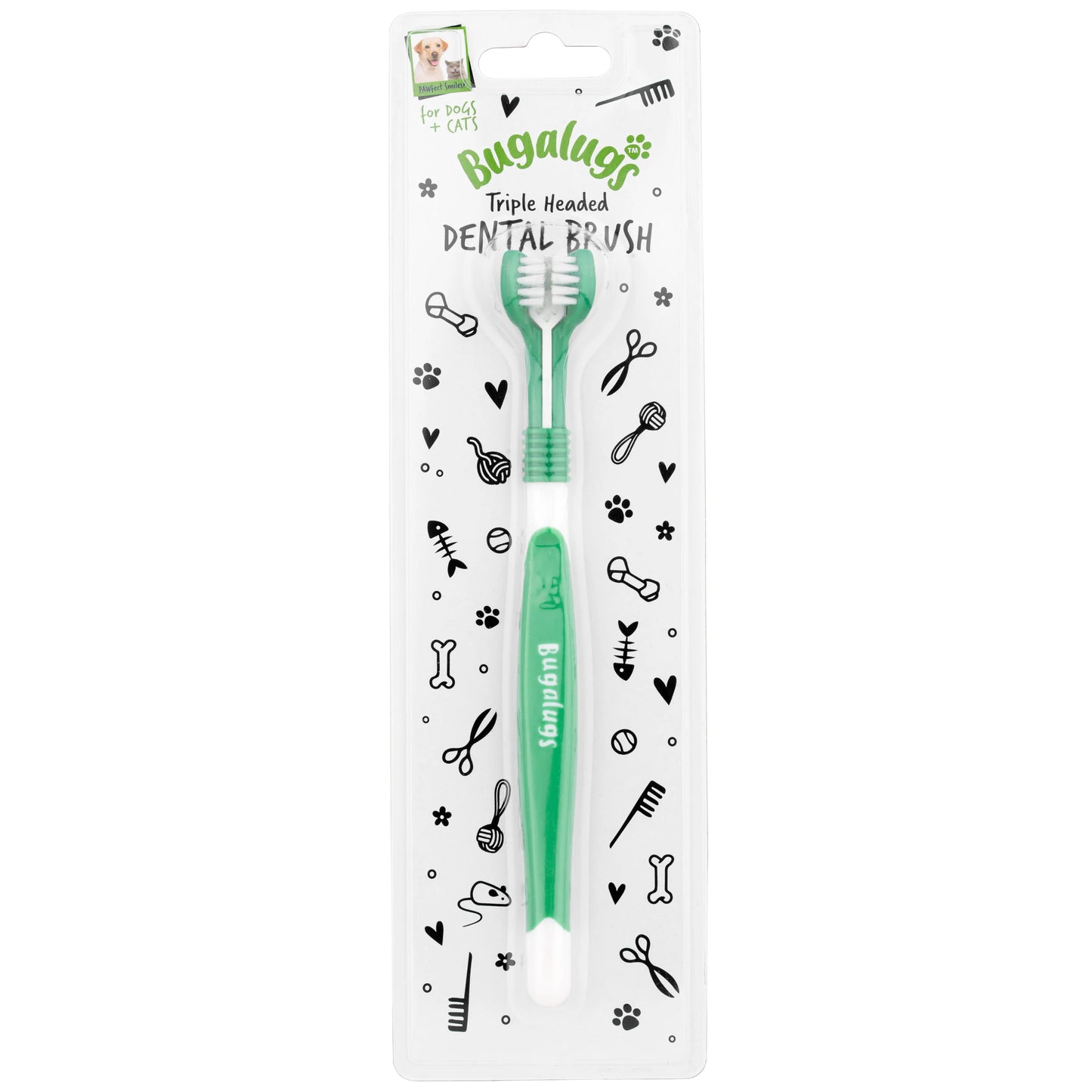 Triple Headed Toothbrush | Þrefaldur tannbursti