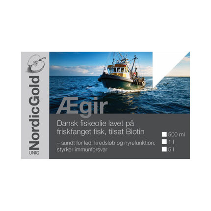 Ægir | Fiskiolía fyrir húð og feld