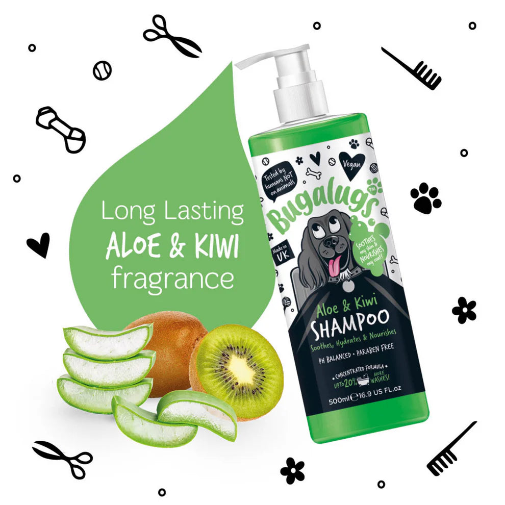 Soothing Shampoo | Milt sjampó - Aloe vera og Kíví