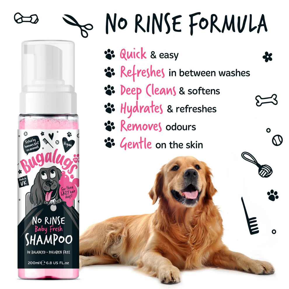No Rinse Sjampó | Þurrsjampó - Baby Fresh