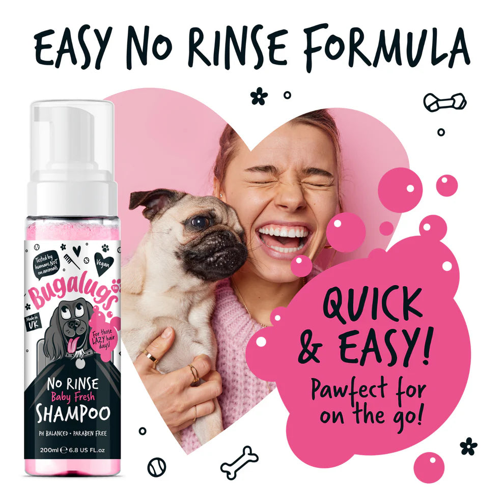 No Rinse Sjampó | Þurrsjampó - Baby Fresh