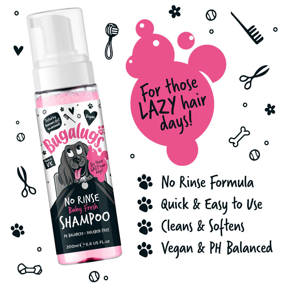 No Rinse Sjampó | Þurrsjampó - Baby Fresh