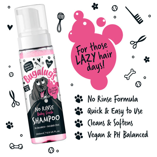 No Rinse Sjampó | Þurrsjampó - Baby Fresh