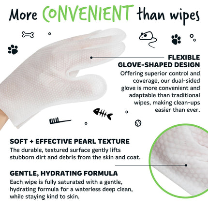 Pet Glove Wipes | Hreinsiþurrkur (30stk í pakka)