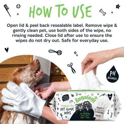 Pet Glove Wipes | Hreinsiþurrkur (30stk í pakka)