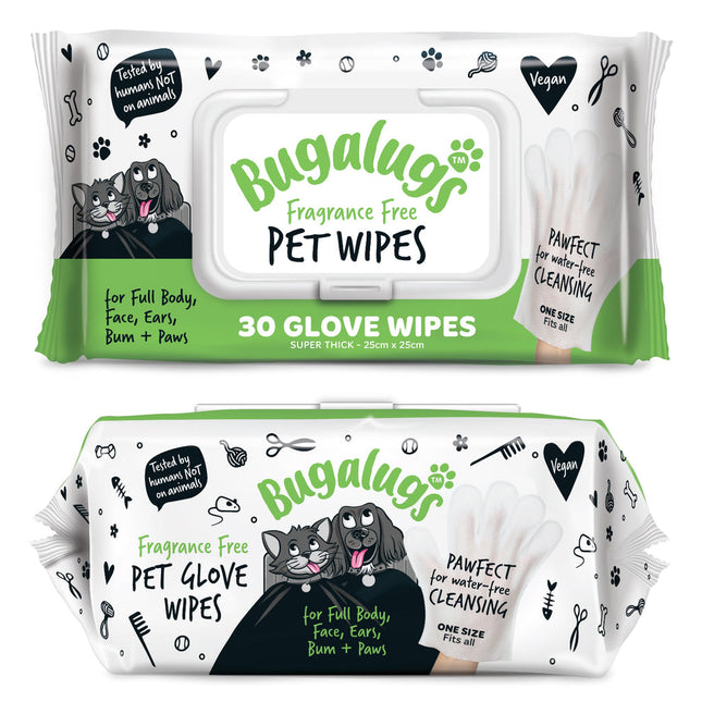 Pet Glove Wipes | Hreinsiþurrkur (30stk í pakka)