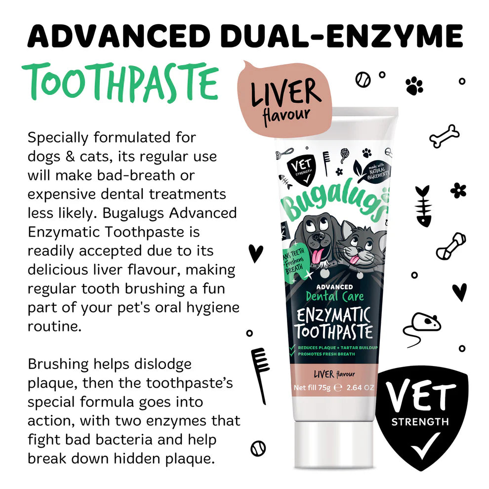 Enzymatic Toothpaste | Tannkrem með ensímum - Lifrabragð