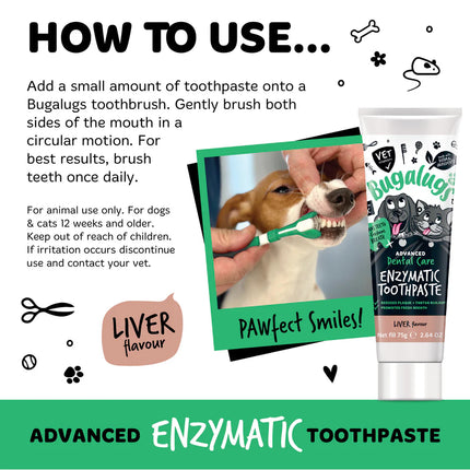 Enzymatic Toothpaste | Tannkrem með ensímum - Lifrabragð