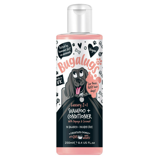 Luxory 2in1 Shampoo + Conditioner | Lúxus Sjampó og næring - Papaya & Coconut