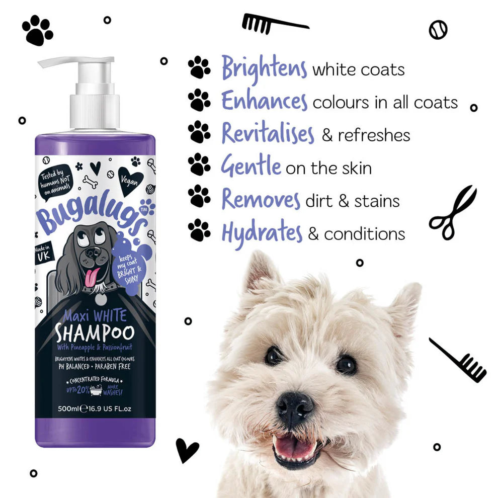 Maxi White Shampoo | Hvíttunar sjampó - Ananas og ástaraldin