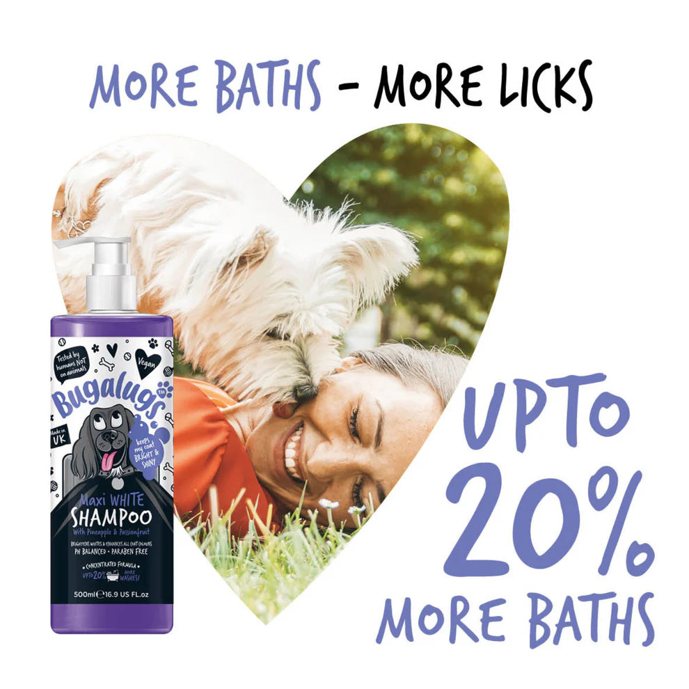 Maxi White Shampoo | Hvíttunar sjampó - Ananas og ástaraldin