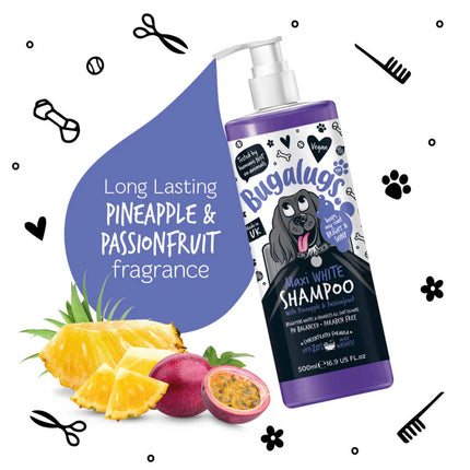 Maxi White Shampoo | Hvíttunar sjampó - Ananas og ástaraldin