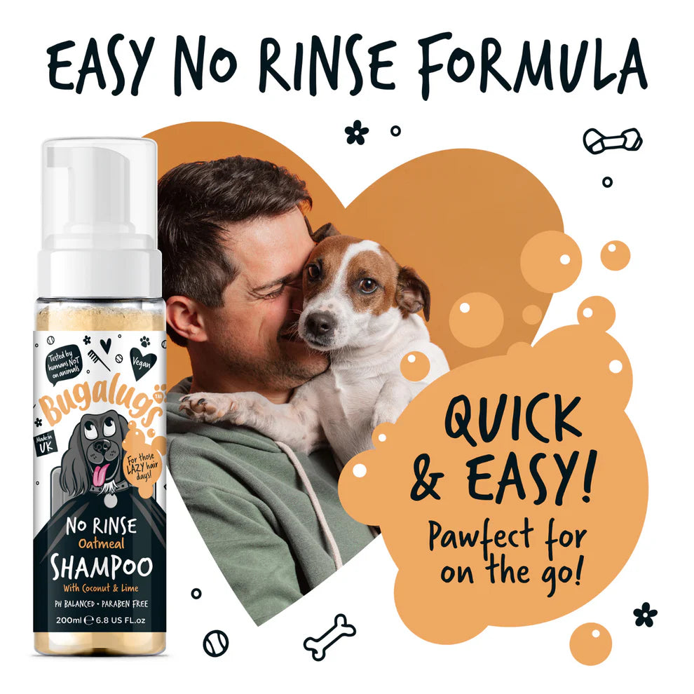 No Rinse Oatmeal Sjampó | Þurrsjampó - Kókos og Lime