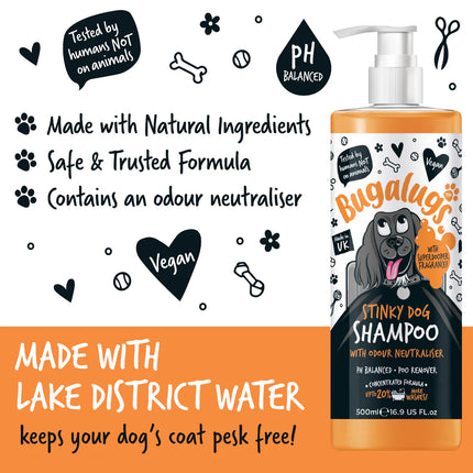 Stinky Dog Shampoo | Sjampó fyrir skítuga hunda - Sítrus
