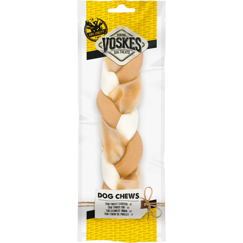Dog Chews Trio Twist Green Tea M