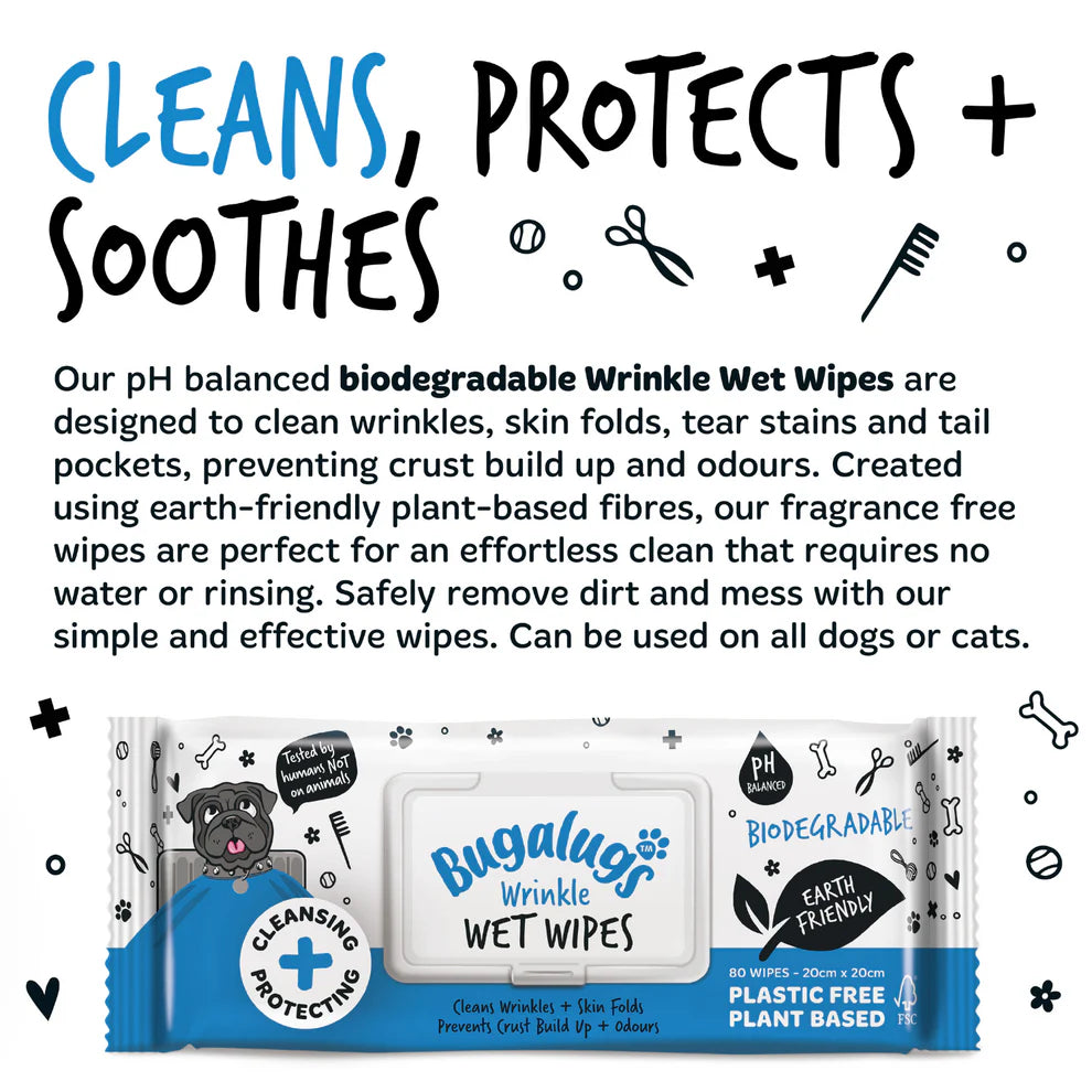 Wrinkle Wipes | Hrukkuþurrkur (80stk í pakka)