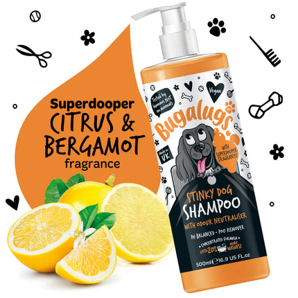Stinky Dog Shampoo | Sjampó fyrir skítuga hunda - Sítrus